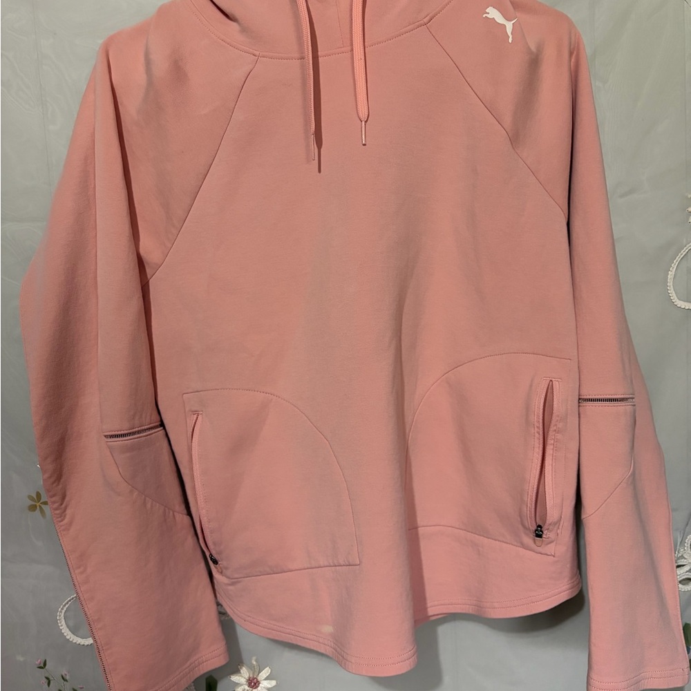 Puma Soft Pink Pullover Hoodie